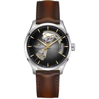 Orologio Hamilton Uomo Jazzmaster Open Heart in Acciaio H32675581